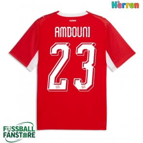 Schweiz Zeki Amdouni #23 Replik Heimtrikot WM 2026 Kurzarm